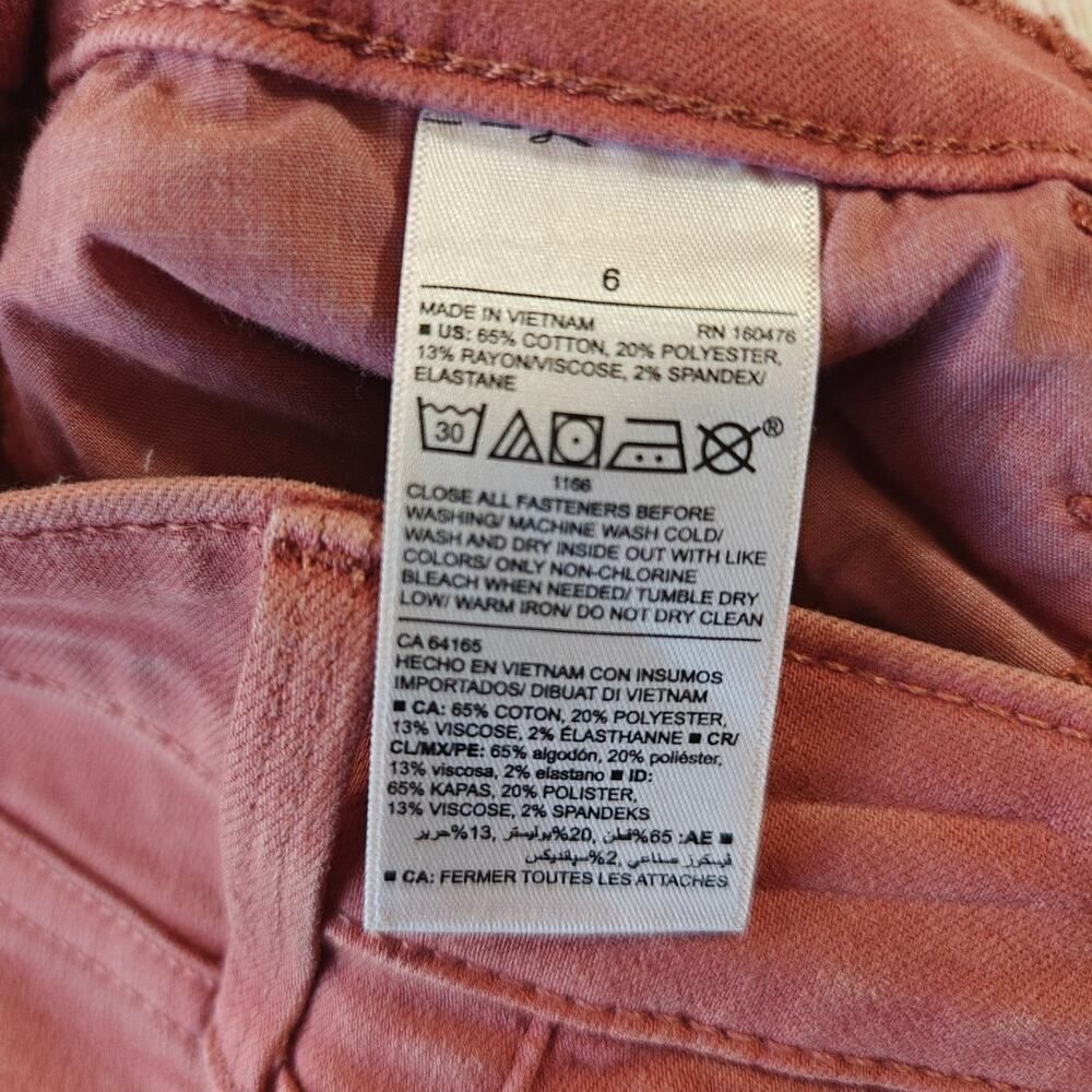 Old Navy High-Waisted Button-Fly Pop-Color Rockstar Super Skinny Jeans sz 6 - Picture 13 of 13